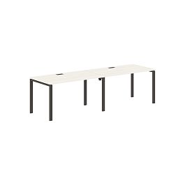 Стол 2-х местный EUWST 2780 Ясень Траун/Мокко 2726х800х750 EDIS - Фото предпросмотра