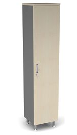 Пенал закрытый L,R ДВП Берлин Береза Майнау/Серый ШЗ51-45 з/с ДВП - Фото предпросмотра