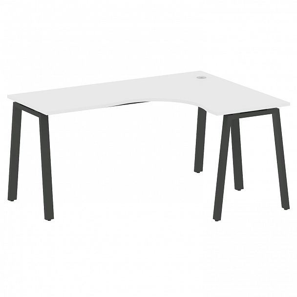 Стол "Metal System" БА.СА-4 белый/антрацит - Вид 1