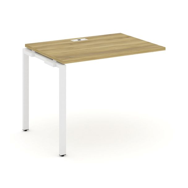 Concept Наборный элемент рабочей станциии CN.ONRS-001 Дуб Винченцо/Металл Белый 980*720*750 - Вид 1