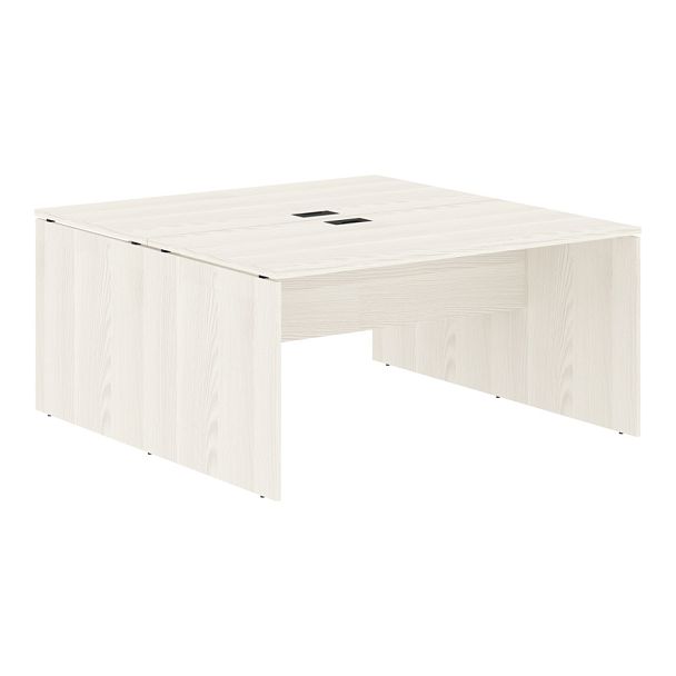 Стол двойной ED2ST 1580 Ясень Траун/Черный 1560х1606х750 EDIS - Вид 1