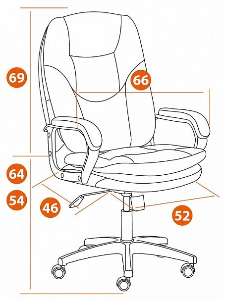 Кресло компьютерное Comfort LT - Вид 12