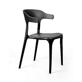 Стул Leo, первичный пластик черный, стопируемый - Фото предпросмотра
