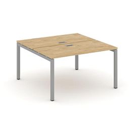 Стайл Проджект Рабочая станция 2-х сторон. SN-5P.DRS-001 Тиквуд Светлый/Металл Серый 980*1232*750 - Фото предпросмотра