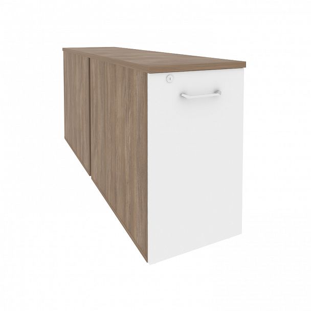 Тумба двойная низкая "Onix" O.VTPO-2.8 дуб аризона/белый - Вид 1