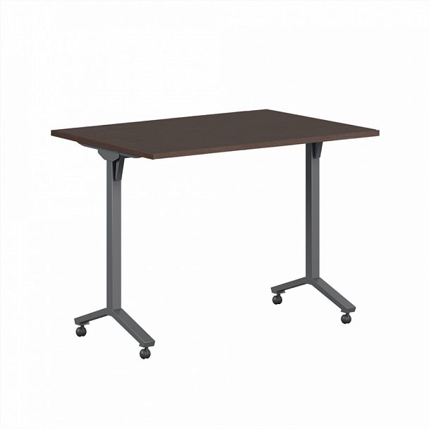 Стол мобильный складной Trend Metal 120x72x75 тёмный дуб - Вид 1