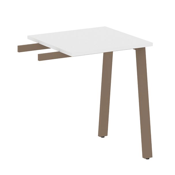 Metal System Приставной элемент на А-образном м/к БА.ПР-1 Белый/Мокко металл 600*600*750 - Вид 1