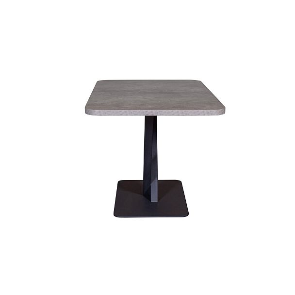 Стол Chester раздвижной  (120+40) камень темный, опоры черные - Вид 4