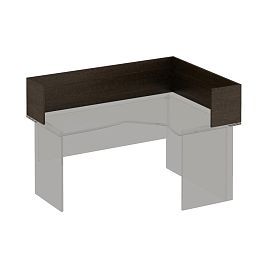 Настольная перегородка-угол Формула ФР 423 венге темный - Фото предпросмотра