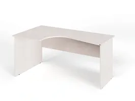 ЛАЙТ / LIGHT RLG005-16x11L Угловой стол 160x110x75 Дуб Молочный - Фото предпросмотра