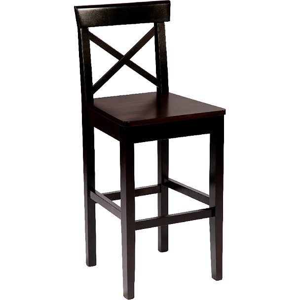 Стул полубарный деревянный с жестким сиденьем Бергольф Венге - Вид 3