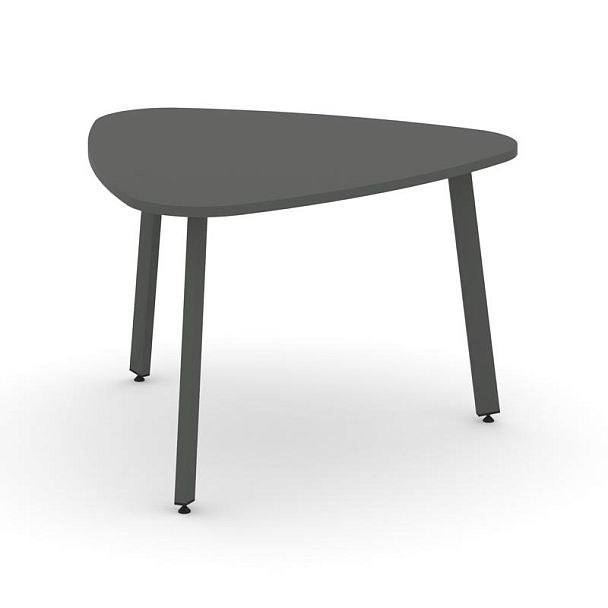 Стайл Проджект Стол переговорный SN-6.SPRG-71.3 Антрацит/Металл Антрацит 1200*1200*750 - Вид 1