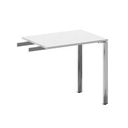 Metal System Direct Брифинг-приставка БП.ПР-2 Белый/Нерж. сталь 800*600*750 - Фото предпросмотра