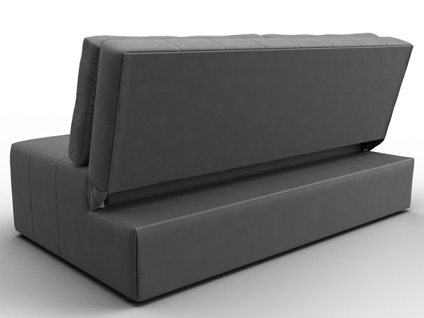 Диван прямой Лига-107 (160) Замша серый - Вид 5