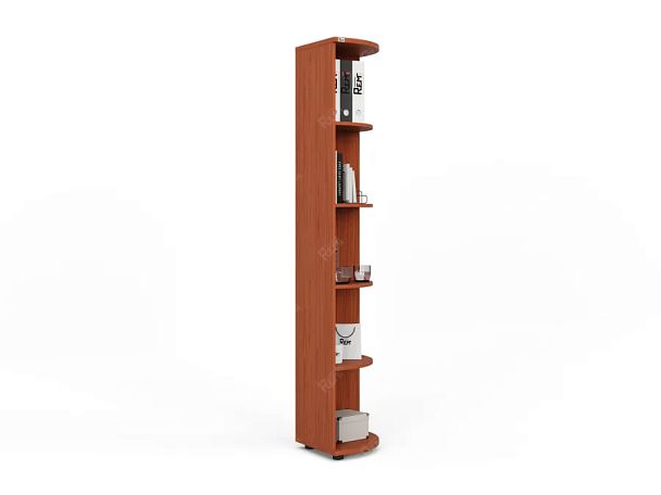 UNITY РШ-05 ОРЕХ ИТАЛЬЯНСКИЙ Стеллаж открытый Угловой 380х380х1966 - Вид 3