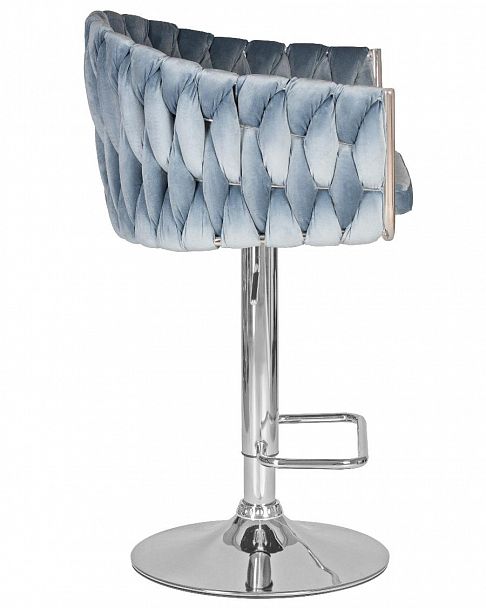 Стул барный DOBRIN MARCEL (пудрово-голубой велюр (MJ9-74)) - Вид 3