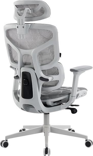 Эргономичное кресло Everprof Alfa Grey (Альфа Грэй) Сетка Серый - Вид 4