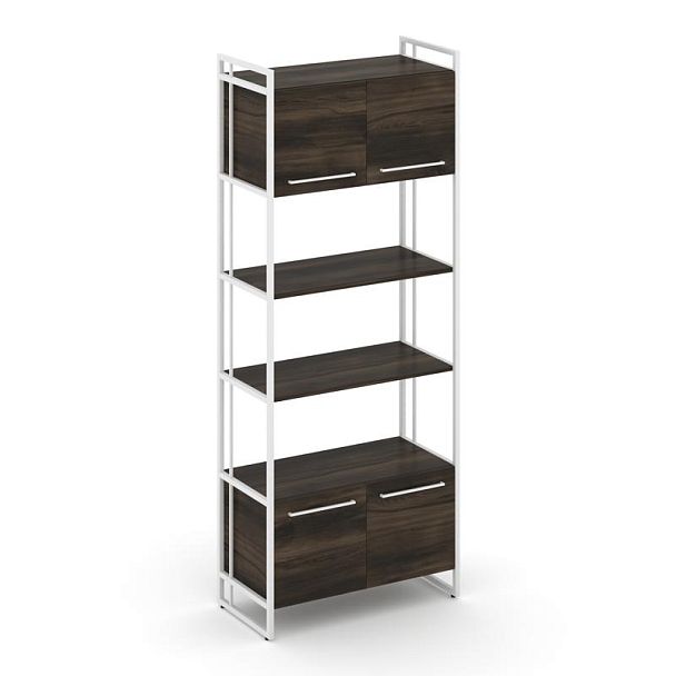 Rift Шкаф 5 ниш широкий RF.SS-54 Дуб Мали/Металл Белый 798*396*2010 - Вид 1