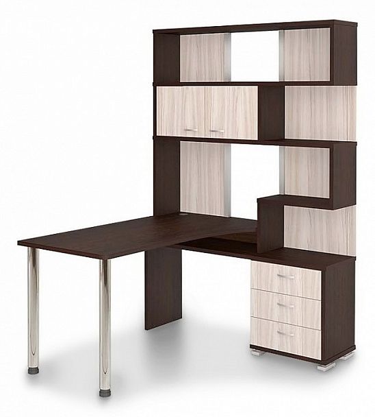 Стол компьютерный Домино СР-420130 Венге/Карамель правый - Вид 1