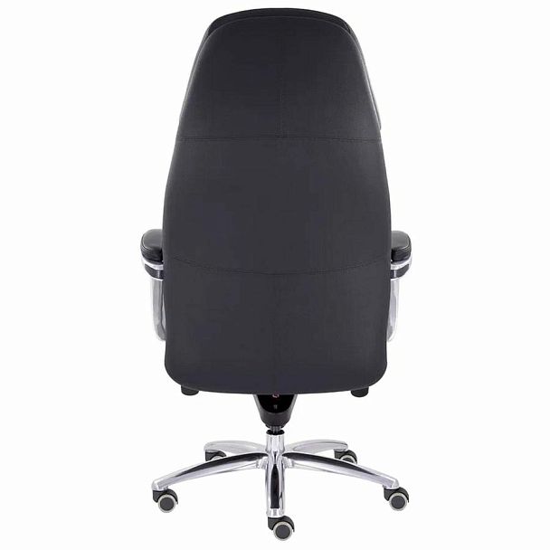 Кресло офисное "EPIK" A-181-G, мультиблок, натуральная кожа, черное - Вид 7