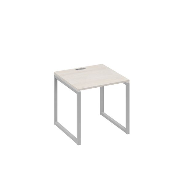 Стол письменный на металлокаркасе QUATTRO A4 А4 Б4 021 БП дуб / металлокаркас серый - Вид 1