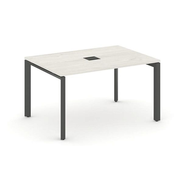 Style Project Next Стол переговорный SN-59P.SPRG-001 Дуб Наварра/Металл Антрацит 980*980*750 - Вид 1