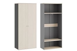 Гардероб Tess 90x45x207 дуб шамони светлый - Фото предпросмотра