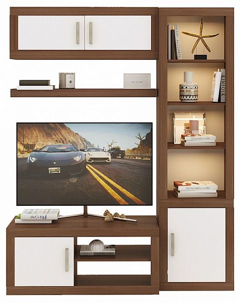 Набор для гостиной Toivo ТОЙ-ГСТ 14 Белый/Шамони - Вид 1