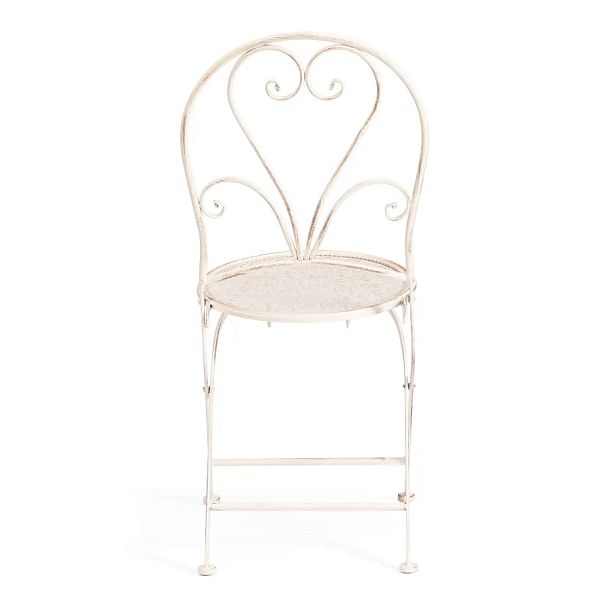 Стул Лав Чаир/Love Chair (PL08-11140), стальной сплав, античный белый - Вид 5