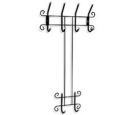 Вешалка Sheffilton Грация 780 черный/серый - Фото предпросмотра