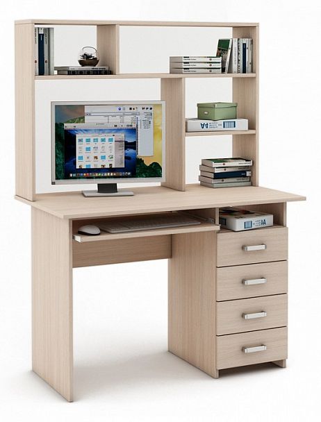 Стол компьютерный Лайт-5К СН - Вид 1