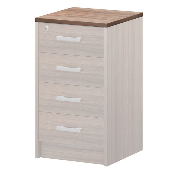 Крышка к приставным тумбам А-705 Темный шимо 440x450x22 Арго - Вид 1