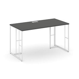 Rift Стол письменный RF.SP-002 Антрацит/Металл Белый 1180*600*750 - Фото предпросмотра