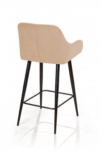 Стул полубарный Robert, бархат бежевый 5 - Вид 4