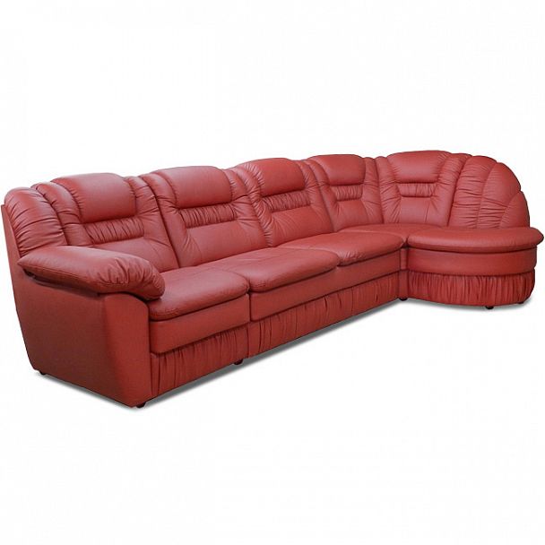 Угловой диван "Честер 2" БЛ-3РУ кожа - Вид 1