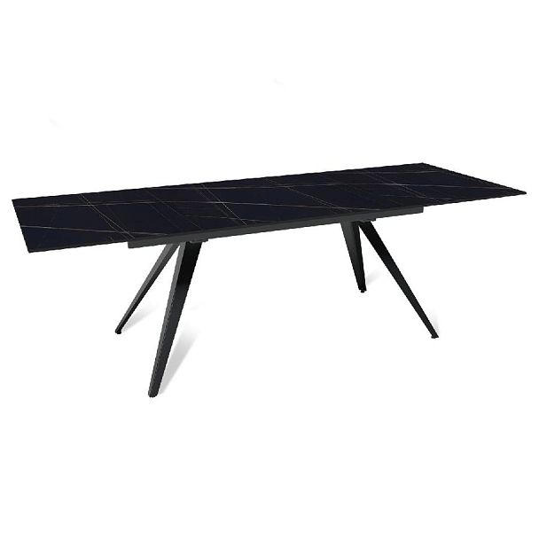 Стол раскладной Asti (160+40+40), керамика матовая Black Gold - Вид 5