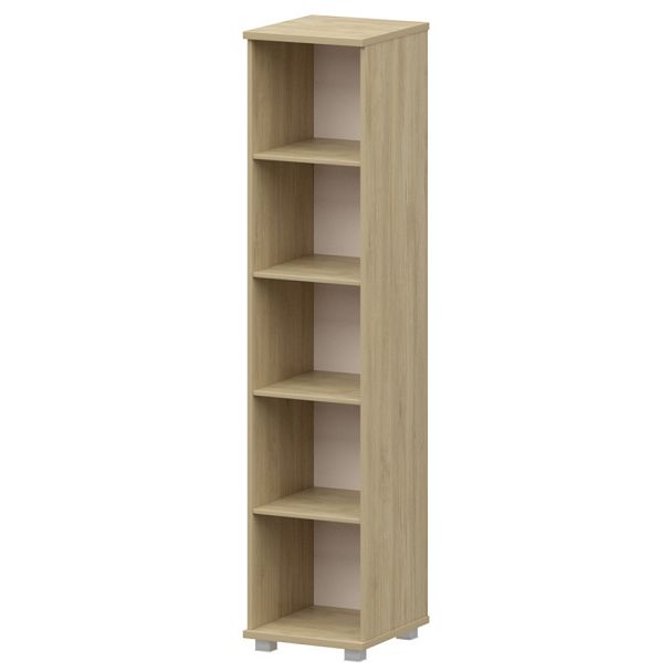 Стеллаж высокий узкий НТ-540 Баттл Рок 396x442x2051 Аргентум - Вид 1