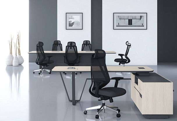 Кресло CHAIRMAN CH580, ткань/сетка, черный - Вид 9