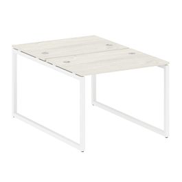 Metal System Quattro Р. ст. на О-образном м/к 40БО.РАС-СП-2.1 Дуб наварра/Белый металл 1000*1475*750 - Фото предпросмотра