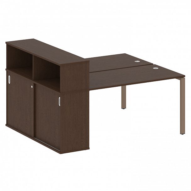 Рабочая станция "Metal System" БП.РС-СШК-2.3 венге/мокко - Вид 1