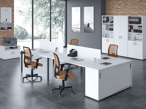 Удлинитель стола Trend Metal 120x72x75 тёмный дуб - Вид 9