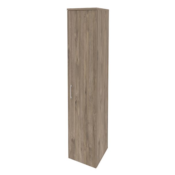 Onix Шкаф высокий узкий правый O.SU-1.9 (R) Тиквуд темный 400*420*1977 - Вид 1