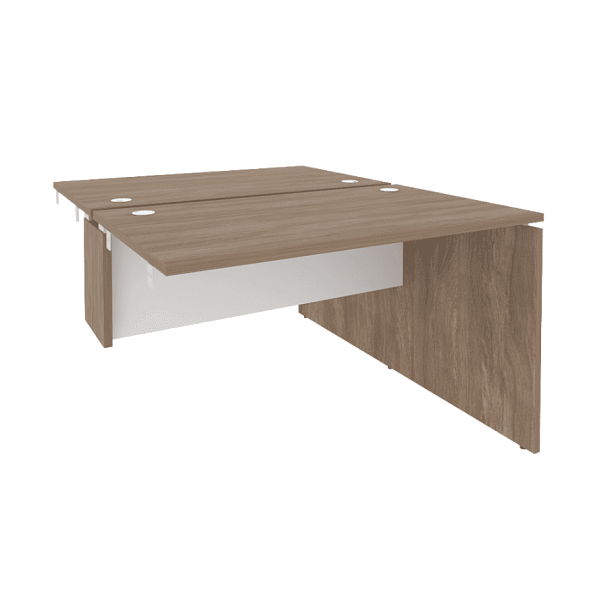 Onix Стол-приставка двойной к опорным элементам O.D.SPR-2.7 Дуб аризона/Белый бриллиант 1180*1475*750 - Вид 1