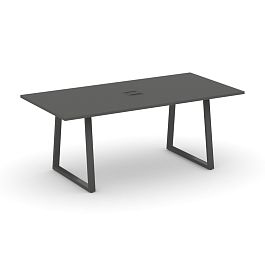 Style Project Direct Direct Стол переговорный SN-6T1.SPRG-198 Антрацит/Металл Антрацит 1980*980*750 - Фото предпросмотра