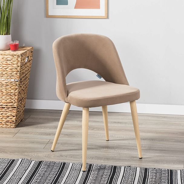 Стул Lars Diag beige/нат.дуб - Вид 8