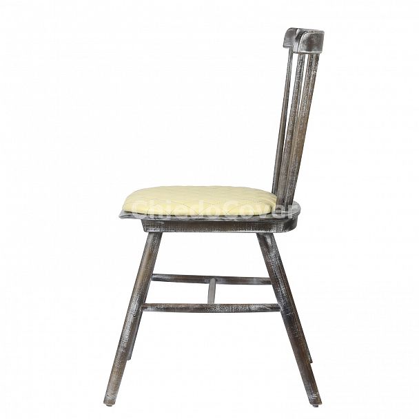 Стул Такер, патина, с бежевой подушкой - Вид 4