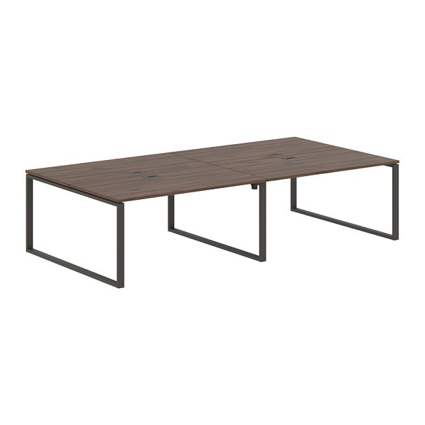 Стол 4-х местный EQWST 3116 Дуб Денвер тёмный/Мокко 3126х1606х750 EDIS - Вид 1