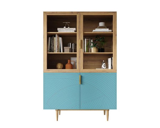 Буфет с двумя дверками Line LN11/GR1/blue - Вид 1