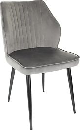 Стул для дома Бюрократ CH-K5 т.серый Holland 18 металл черный на ножках (CH-K5_1/HL18) - Фото предпросмотра