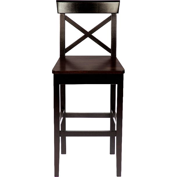 Комплект деревянных полубарных стульев с жестким сиденьем Бергольф Венге, 2 шт. - Вид 2